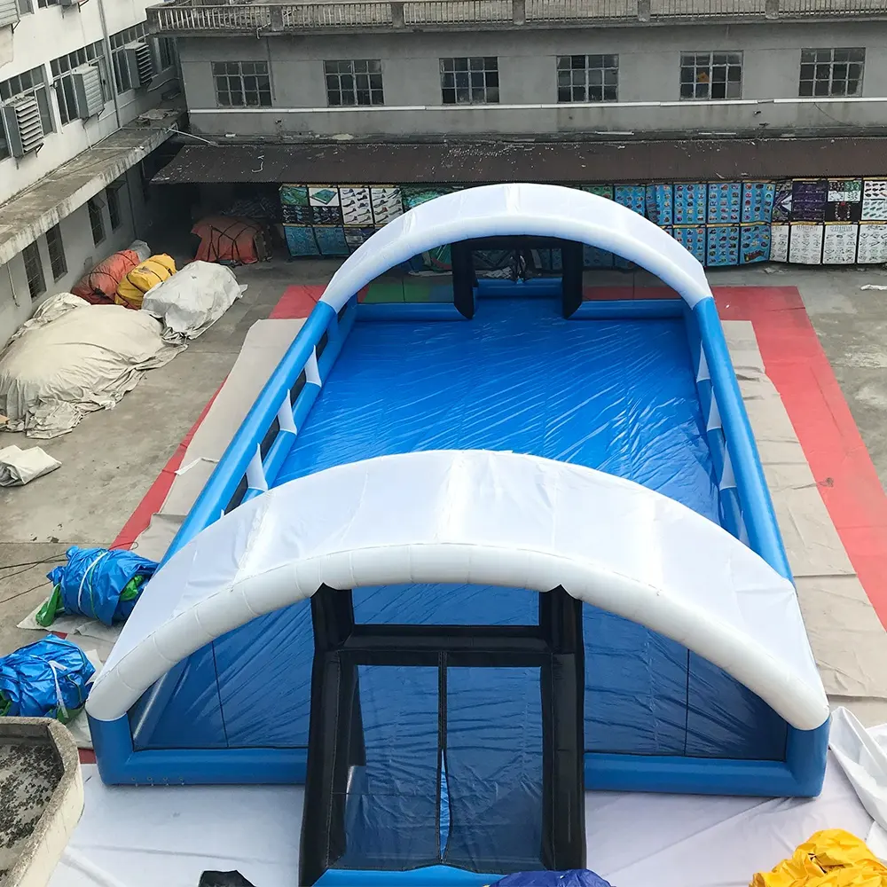 Custom made inflatable bubble soccer field/inflatable bubble football battle bumper ball arena for sale