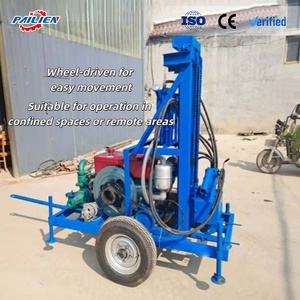 <span class=keywords><strong>Mini</strong></span>-boorinstallatie 50m mobiel kleine draagbare rotatieboorinstallatie voor waterputten - Product Image 5