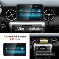 Reproductor Multimedia para Auto Snapdragon SM6225, Android AUTO Inalámbrico, CarPlay, Pantalla de 9.33 Pulgadas para Mercedes Benz SLK R172, Reproductor de DVD para Auto, Radio