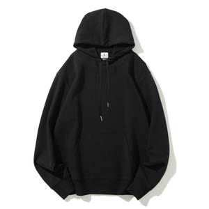 Felpa con <span class=keywords><strong>Cappuccio</strong></span> Unisex Streetwear, Vestibilità Regolare, Design Semplice in Tinta Unita, Manica Lunga, Pullover Ricamato - Product Image 4