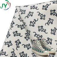 Tissu en toile imprimé imperméable enduit de PU en polyester 310GSM pour sacs d'école, vestes d'extérieur, imperméables, housses de cargaison, tentes