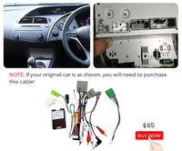 Navifly DUDU 7 Unité principale tactile de voiture BT Wifi Aide à l'inversion Authentique Audio Lecteur de voiture sans fil pour HD23 Honda Civic 2006-2011