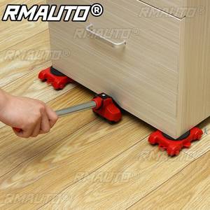 Outil de levage de meubles robuste, ensemble de déplacement de meubles, 4 roulettes, 1 barre à roulettes pour le levage et le déplacement de meubles - Product Image 2