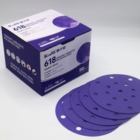 SCORPION STAR S618 Özelleştirilmiş 5 İnç 125mm Cırtlı Alüminyum Oksit Zımpara Diski 1mm Kalınlık Yüksek Sertlik El Zımparası OEM