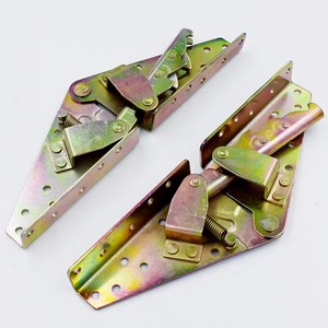 Bisagra para Muebles de Acero de 2.5 mm, Montaje en Superficie Multiángulo, Diseño de Mariposa Plegable para Sofá Cama, Accesorio de Ferretería Industrial - Product Image 4