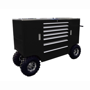 Kindle Heavy-Duty 7 Drawer <strong>Pitbox</strong> Tool Chest Wheels Waterproof Mobile Garage Cart for Racing Workshop Use for Outdoor Storage - Product Image 2