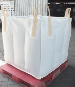 중국 공장 도매 1.5 톤 2 톤 대형 모래 큰 가방 1500 kg PP 벌크 FIBC 점보 가방