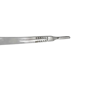 Manche de scalpel en acier inoxydable de qualité médicale avec prise en main confortable pour la recherche en laboratoire, la formation éducative et l'usage professionnel - Product Image 2