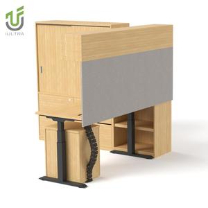 Iultra hoàn thành giải pháp công thái học thiết kế hiện đại bàn đứng với màn hình VESA gắn điện Bàn phím có khớp nối khay - Product Image 5