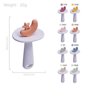 Juguetes de Dentición para Bebés, Llaves de Dentición Libres de BPA, Aptas para Congelador, Palitos de Dentición con Forma de Helado, Mordedores de Silicona para Bebés - Product Image 3