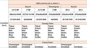 Superventas Jardín Patio Paraguas Restaurante Café Hotel Lujo Al Aire Libre Comercial Gran tamaño Jardín Sombrilla Roma Paraguas grande - Product Image 5