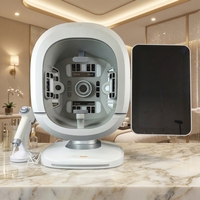 Analyseur de peau portable K33, appareil d'analyse faciale professionnel avec 3 caméras pour usage domestique et esthétique