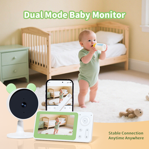 Monitor para bebés de 2MP, pantalla de 4,3 pulgadas, conversación bidireccional, visión nocturna, detección de ruido, recordatorio de alimentación, transmisión inalámbrica de 2,4 GHz - Product Image 4