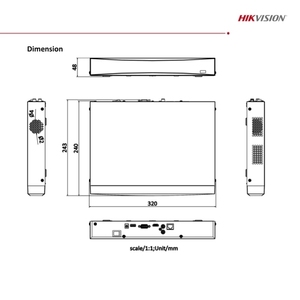 <span class=keywords><strong>DAHUA</strong></span> Version anglaise DS-7608NXI-K1 <span class=keywords><strong>Enregistreur</strong></span> NVR 8 voies à disque unique 4K 1 canal avec reconnaissance faciale H.264/H.265 - Product Image 5