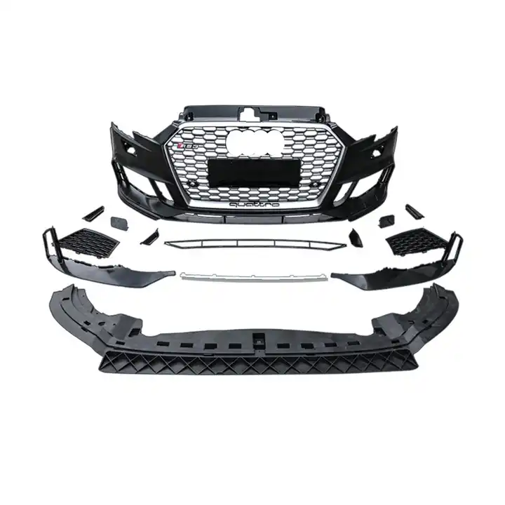 RS3 Style Front Grille (Black) For 2009-2013 Audi A3 S3 (8P)