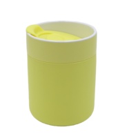 Tasse à café de voyage en céramique nordique personnalisée avec anneau en silicone et couvercle en plastique fabricant