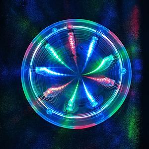 RGB lampu LED-Up coaster untuk minuman minuman keras botol berkedip terowongan klub Bar dekorasi Natal untuk pesta wisuda - Product Image 2