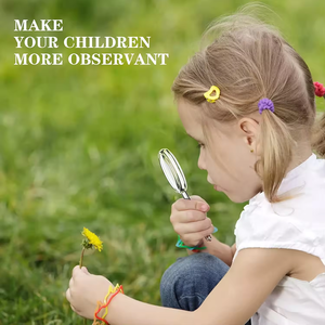 <strong>Mini</strong> Plastic Handheld Magnifying <strong>Glasses</strong> Portable <strong>Reading</strong> Magnifier for Senior and Kids - Product Image 5