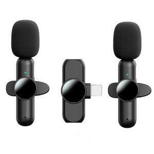 Clip de pecho Plug and Play Enseñanza Solapa Podcast Vlog Video Pin Micrófono Clip en Micrófono Lavalier inalámbrico Portátil Nuevo 3 en 1 - Product Image 1