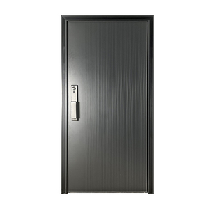 Puerta <span class=keywords><strong>de</strong></span> Seguridad <span class=keywords><strong>de</strong></span> Aluminio <span class=keywords><strong>de</strong></span> Estructura Reforzada con Acabado <span class=keywords><strong>Exterior</strong></span> Moderno, Resistente a la Humedad y con Características Antirrobo <span class=keywords><strong>para</strong></span> el Hogar - Product Image 1