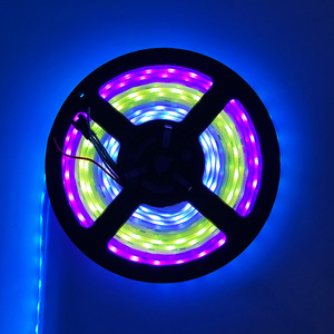 Chương trình được xây dựng trong IC WS2812 dây đèn trong nhà điện thoại Nhà ứng dụng điều khiển ánh sáng Tường DC5V Giấc Mơ Màu ánh sáng Dải thông minh - Product Image 4