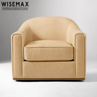 Canapé d'appoint WISEMAX FURNITURE, style rétro de luxe, en velours, pour maison, villa, hôtel, style français