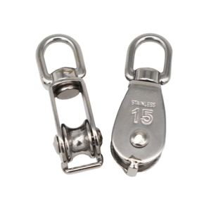 <span class=keywords><strong>Polea</strong></span> Simple de Alta Resistencia M32, Bloque 304 316, <span class=keywords><strong>Polea</strong></span> Simple y <span class=keywords><strong>Doble</strong></span> de Acero Inoxidable para Elevación Industrial - Product Image 1