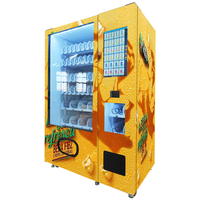Distributeur automatique intelligent de boissons de casse-croûte de lait de libre service de 24 heures pour le thé de bulle
