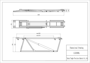 Élévateur de voiture à ciseaux hydraulique à double cylindre L520HL mobile 2500kg/5t Rampe de levage d'atelier de garage à <span class=keywords><strong>domicile</strong></span> portable pour réparation - Product Image 5