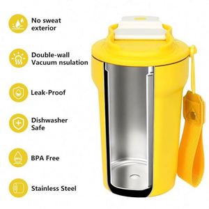 Tasse à café en acier inoxydable de qualité alimentaire, grande tasse de voyage blanche personnalisable de 20 oz avec soucoupe, idéale pour la Saint-Valentin - Product Image 6