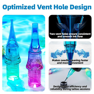 Cartuchos de Tatuaje Desechables Profesionales <span class=keywords><strong>WJX</strong></span> Ultimate, <span class=keywords><strong>Agujas</strong></span> de Acero Inoxidable, 20 Piezas/caja para Arte Corporal - Product Image 5