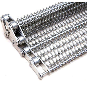 Cinta transportadora de malla de alambre de funcionamiento suave a precio de fábrica para línea de montaje de panadería y pan - Product Image 2