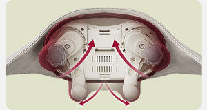 Elektrikli ısıtma boyun ve omuz isıtıcı masaj aleti yoğurma ve dokunma özelliği - Product Image 4