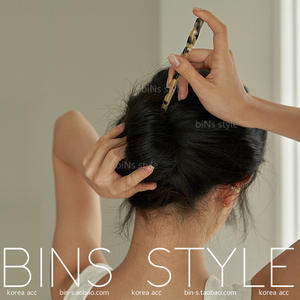 Épingles à cheveux épaisses <span class=keywords><strong>et</strong></span> décoratives vintage pour femmes, accessoires de coiffure, pince à cheveux en acétate torsadé, baguettes à la mode - Product Image 3