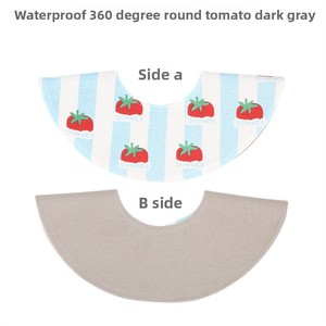 Bavoir bébé réversible imperméable de style coréen en pur coton doux absorbant et résistant aux taches pour les nourrissons et les tout-petits de 0 à 3 ans - Product Image 5