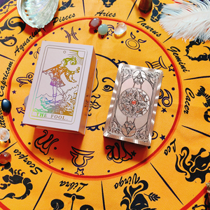 Classic Popular for Beginners 12*7 Waterproof Plastic Tarot <b>Card</b> Game Eco-friendly Gold Foil Portable Durable Gift Box Tarot - Product Image 1