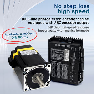 มอเตอร์สเต็ปเปอร์24VDC สองเฟส Nema11แรงบิดสูง1.8ขั้นตอนพร้อมตัวเข้ารหัส Rs485ไดรฟ์เวอร์สำหรับ CNC - Product Image 2