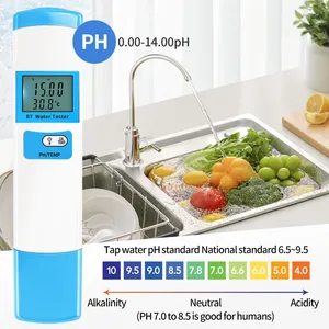 Testeur de qualité de l'eau Wi-Fi 5 en 1 (pH, TDS, EC, Salinité, Température) pour eau potable, aquariums et piscines - Product Image 1