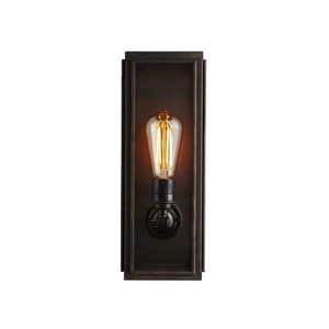 Applique murale LED carrée SENZHAO pour extérieur, style moderne antique, étanche, corps cylindrique en PC pour l'extérieur - Product Image 3