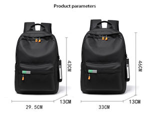Nouveauté Sac à dos multifonctionnel pour collège avec port USB Imperméable Sac à dos pour ordinateur portable de voyage 15,6 pouces Fermeture à glissière - Product Image 4