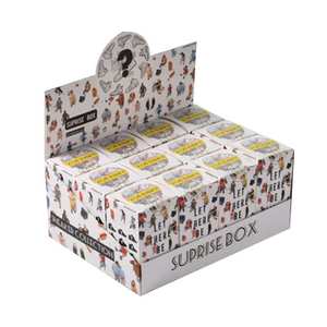 SY ชุดกล่องปริศนาโมเดลรองเท้าผ้าใบขนาดเล็ก12คู่สุ่มสีของเล่นสำหรับเก็บรองเท้าผ้าใบ - Product Image 1