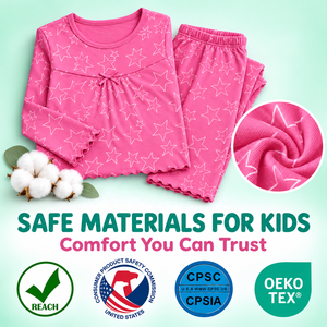 Conjunto <span class=keywords><strong>de</strong></span> <span class=keywords><strong>Ropa</strong></span> para Estar en Casa Personalizado para Niña, Manga Larga, Diseño <span class=keywords><strong>de</strong></span> <span class=keywords><strong>Nubes</strong></span>, 100% <span class=keywords><strong>Algodón</strong></span> Lavable, <span class=keywords><strong>Ropa</strong></span> <span class=keywords><strong>de</strong></span> Marca Personalizada - Product Image 3