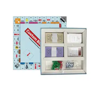 Fabricant de jeux de société, jeux de société pliables personnalisés imprimés, jeux de société amusants pour enfants et familles, accessoires de jeu de <span class=keywords><strong>Monopoly</strong></span> et de poker - Product Image 3