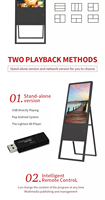 43 pouces A Type Smart Touch Sinage Portable plein écran affiche numérique LCD signalisation Android kiosque