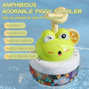 KSF-Gobelet Montessori en plastique pour la salle de bain, jouet confortable pour <span class=keywords><strong>bébé</strong></span>, avec grenouille - Product Image 2