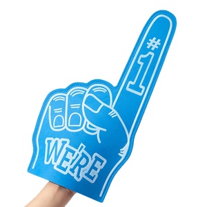 Gants de cheerleading multicolores du fabricant, avec grandes paumes en EVA et finition imprimée, en mousse, pour événements sportifs, approvisionnement direct en stock - Product Image 5
