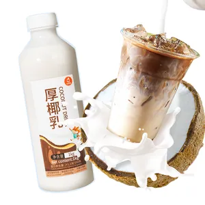 1KG Raw Coconut Latte Coffee Shop Sobremesa leite de coco grosso condensado sem aditivos