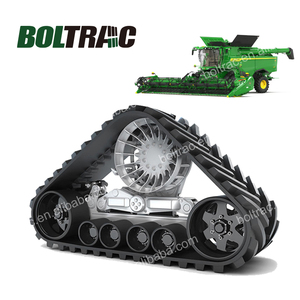 Sistema de Conversión de Orugas de Goma Triangulares de 300HP-620hHP para <span class=keywords><strong>Tractor</strong></span> Cosechadora CASE IH /John Deere/New Holland/<span class=keywords><strong>CLAAS</strong></span> - Product Image 1