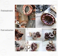 2025 hydraulique moteur électrique Stator coupe Machine de recyclage taille compacte cuivre moteur recycler Machine moteur désassembleur