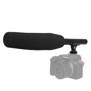 Micrófono de condensador profesional 320E patrón Polar cardioide conector XLR Metal plástico para cámara <span class=keywords><strong>DSLR</strong></span> entrevistas con cable - Product Image 2